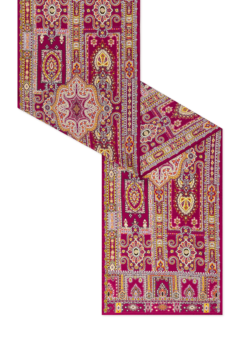 Paisley Arcade 45x180  - pink/lemon