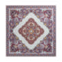 Square Garden Paisley 90x90 - multi granat