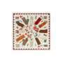 Dakota 65x65  - multi woolwhite