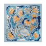 Dominique 106x106  - blue/beige