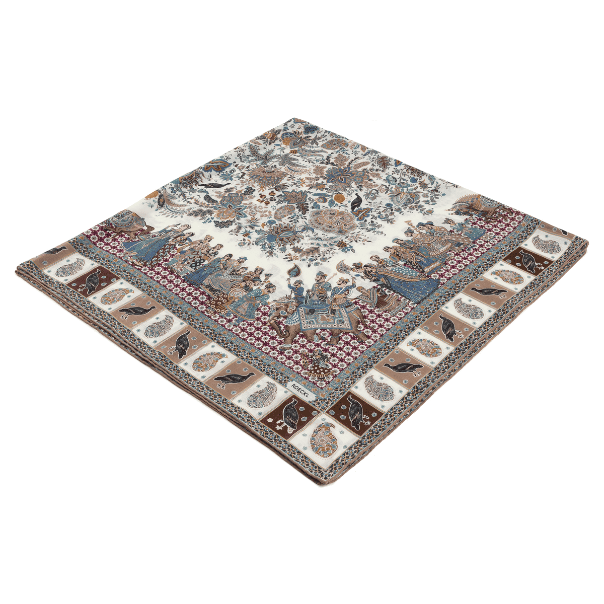 Winter Caravane 140x140 - multi cashmere