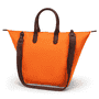 Bottle Shopping Bag L  - mandarine