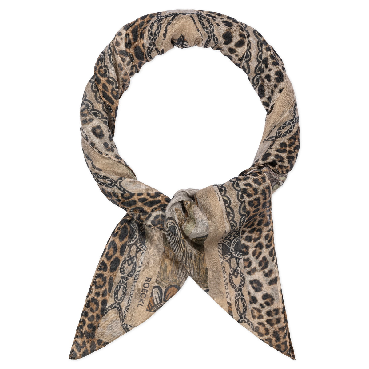 Wild Elephant 140x140 - multi cashmere