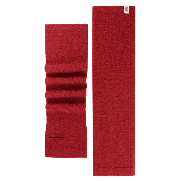 Pure Cashmere Stulpe - red