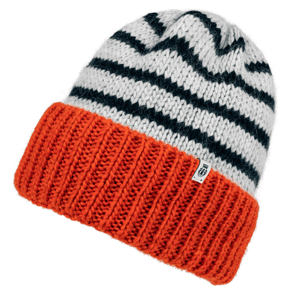 City Stripes Muetze Women - mandarine