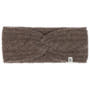 Cabled Charm Strirnband  - coffee