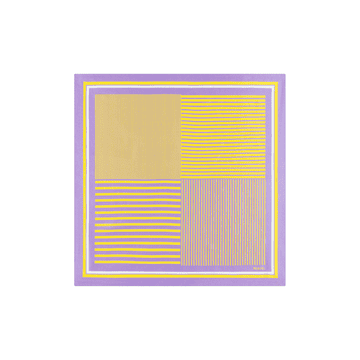 Two Tone Stripes 53x53 - lavender