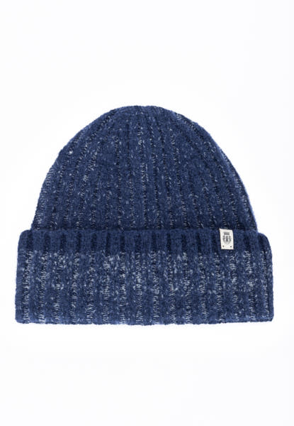 Mouliné Stripes Mütze - multi blue