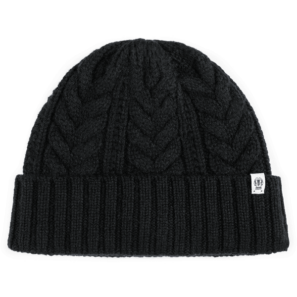 Cashmere Twist Mütze - black
