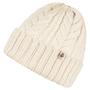 Cashmere Twist Mütze  - woolwhite