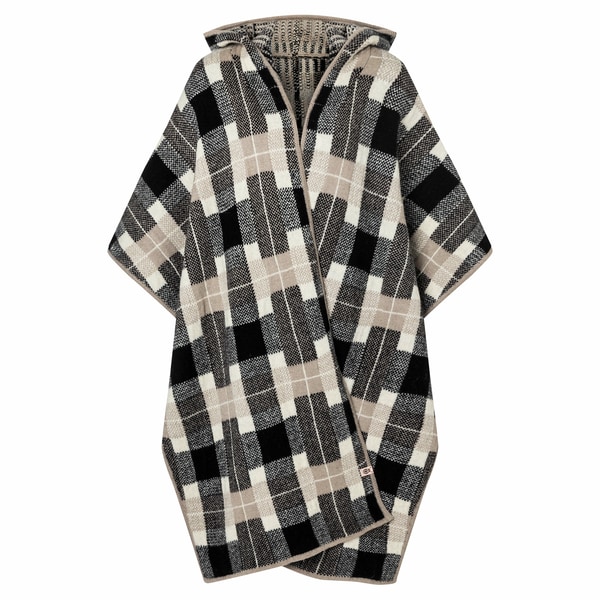 Grays Poncho - multi cashmere