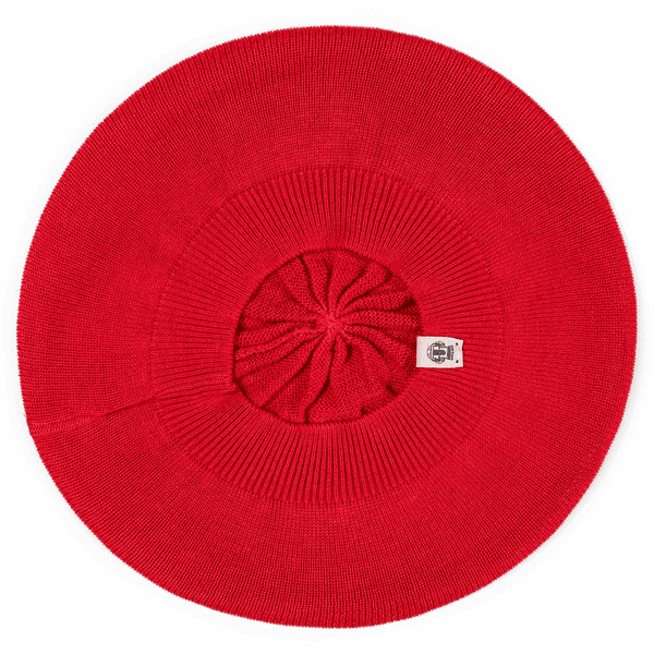 Calais/Light Bamboo Baske - poppy red