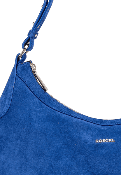 Liberty Schultertasche medium Veloursleder  - cobalt