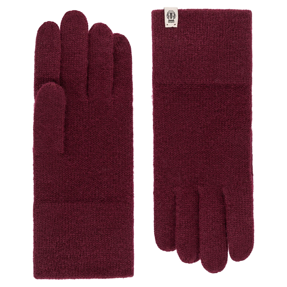 Pure Cashmere Handschuhe - burgundy