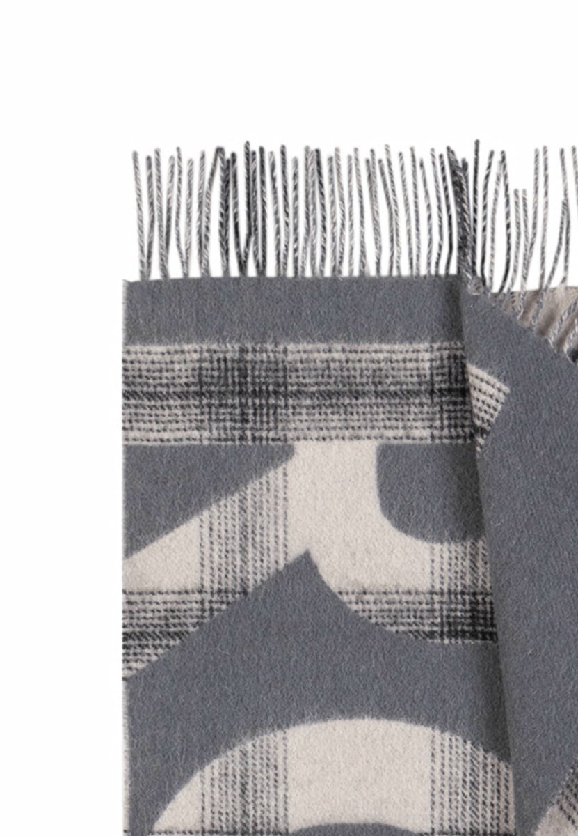 Logo Check Women 35x170 - black