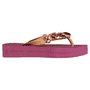 Glamorous Fuchsia Zehensandalen - fuchsia
