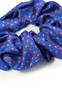 Scrunchie Dots medium - electric blue