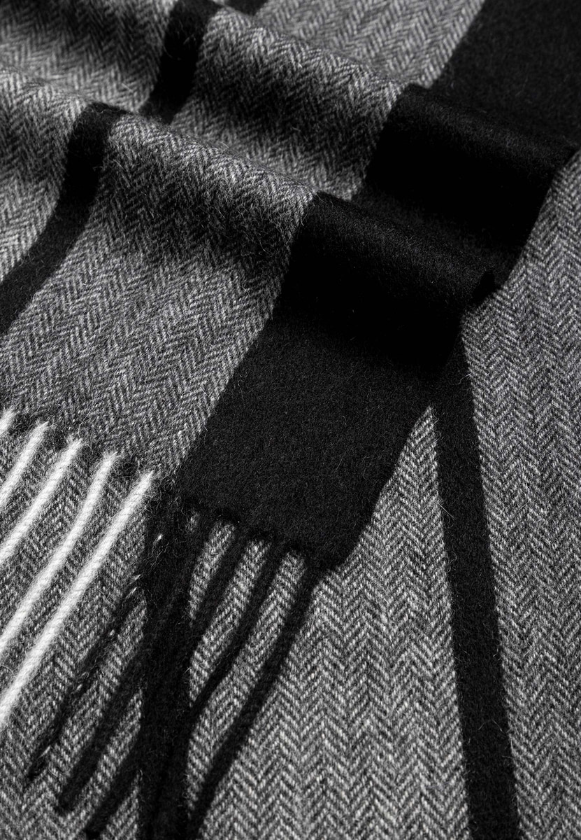 Wide Stripes 30x164 - black/grey
