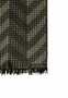 Graphic Jacquard 53x190 - olive
