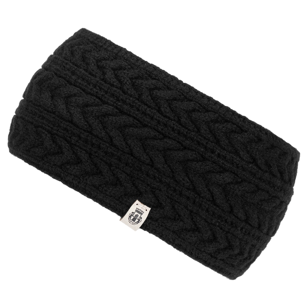 Cashmere Twist Stirnband  - black