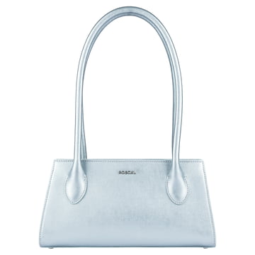Elisa metallic handbag small - silver