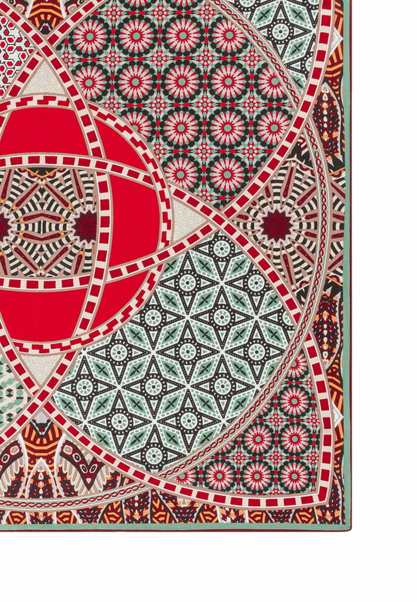 Kaleidoskope 53x53 - multi red