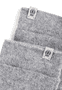 Pure Cashmere Stulpenhandschuhe  - flanell