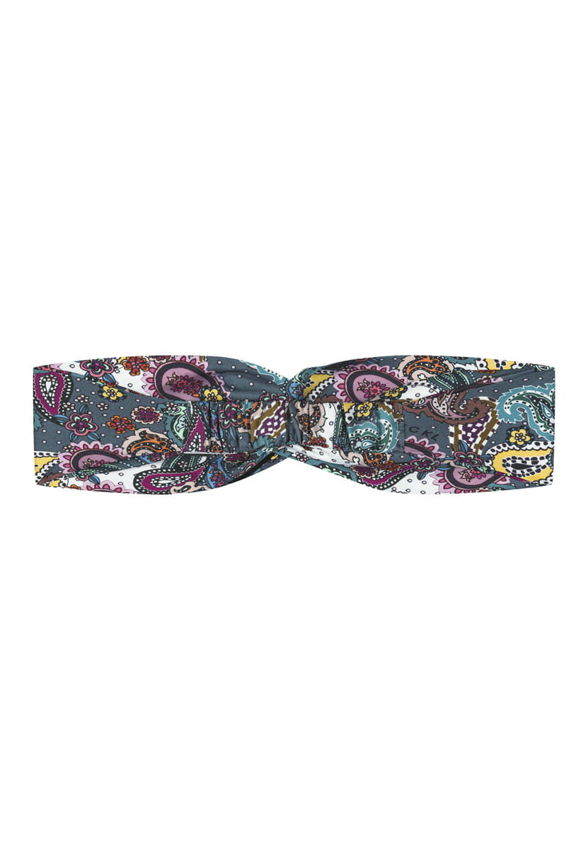 Hairband Paisley - multi petrol