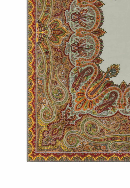 Enchanted Paisley 140x140 - multi khaki