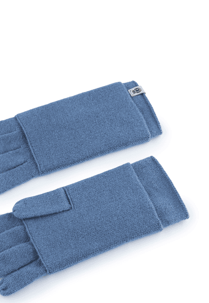 Pure Cashmere Stulpenhandschuhe - dove