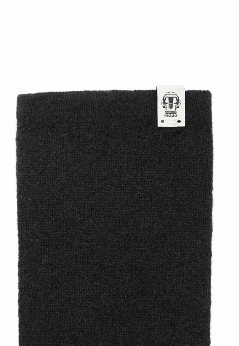 Pure Cashmere Stulpe - black