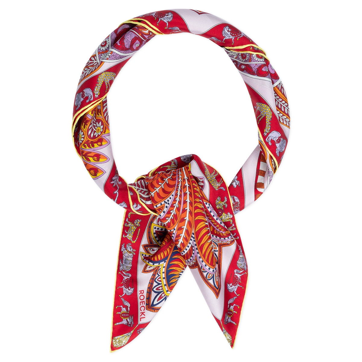 Vibrant Paisley 90x90 - multi cherry