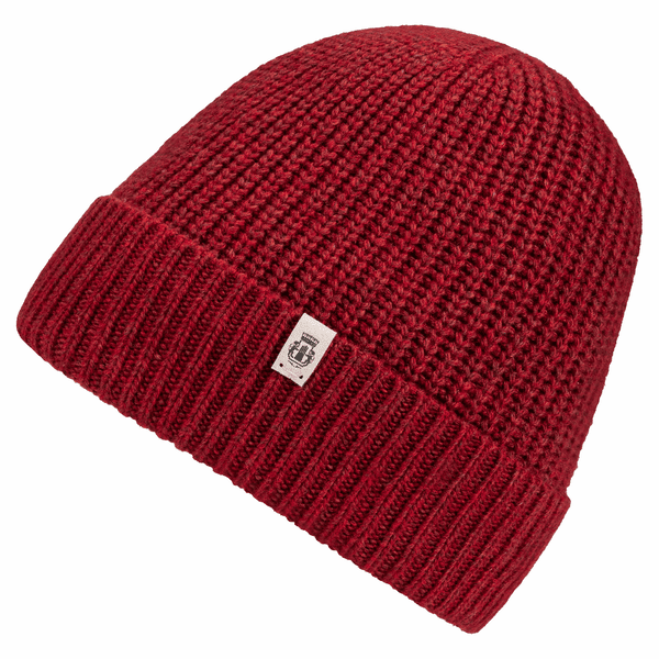 Klassische Strickmütze  - red