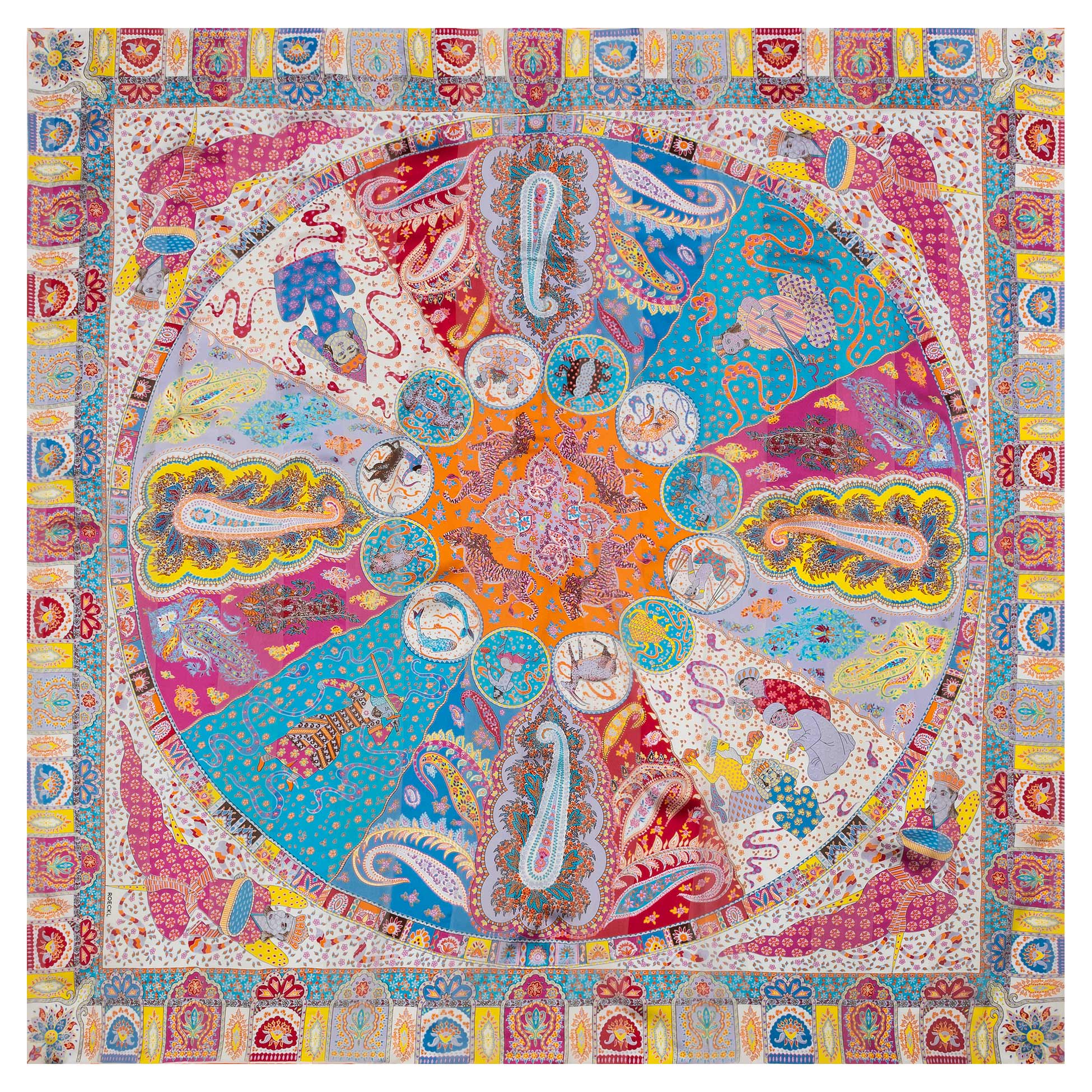 Persisches Horoskop 140x140 - multi tangerine