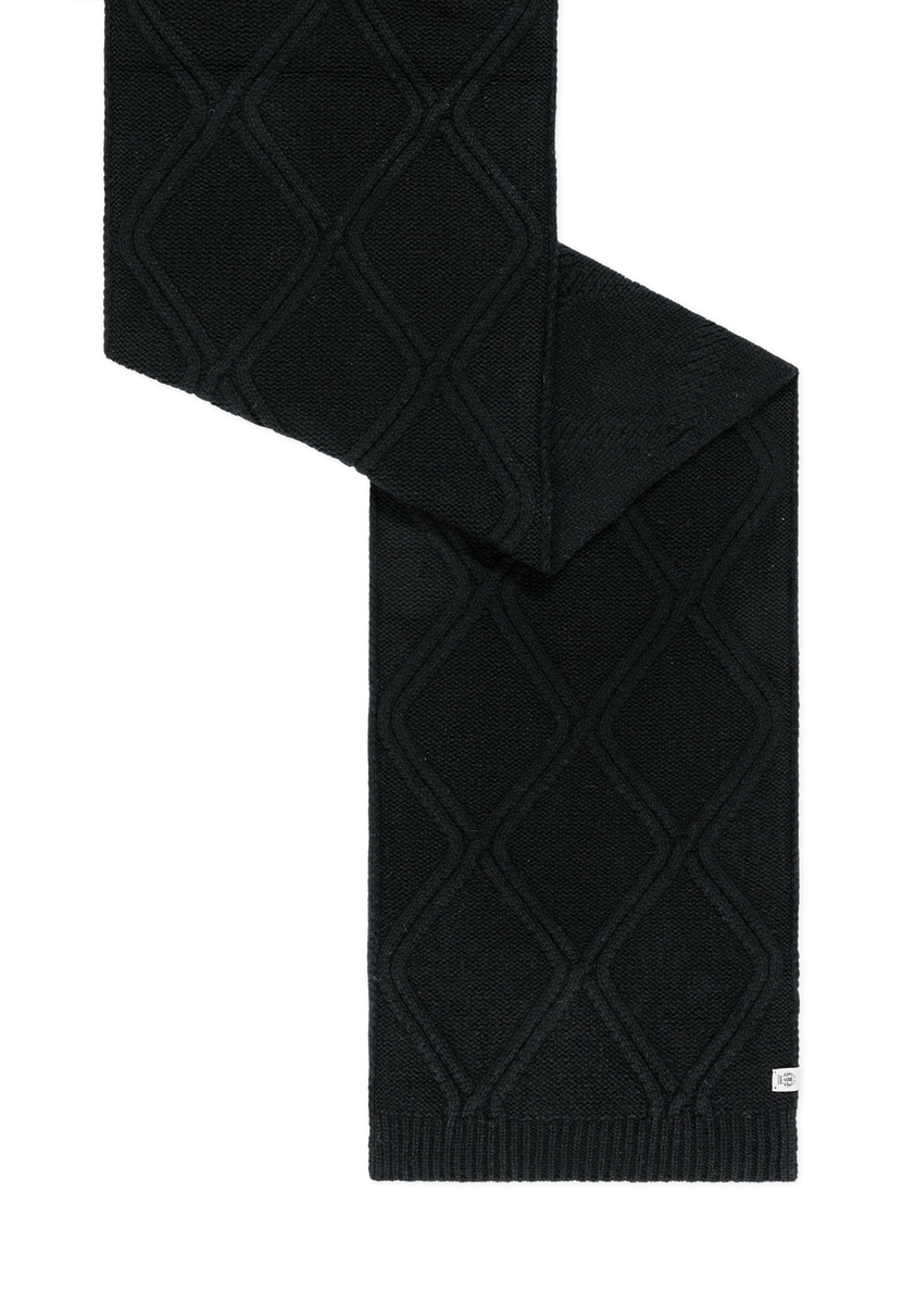 Frozen Winter Schal 35x180  - black