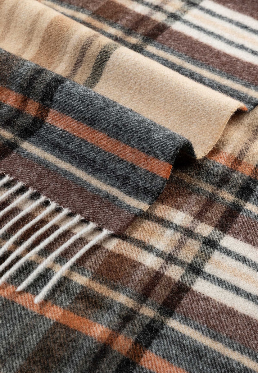 Scottish Tartan Men 30x180  - multi beige