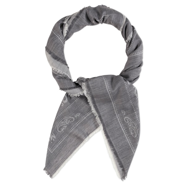 Floral Ornament 130 x 130 - anthracite