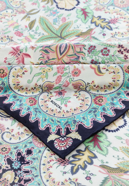 Fior di Seta 140x140 - multi navy