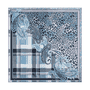 Patchwork Leo 100x100  - black/silver