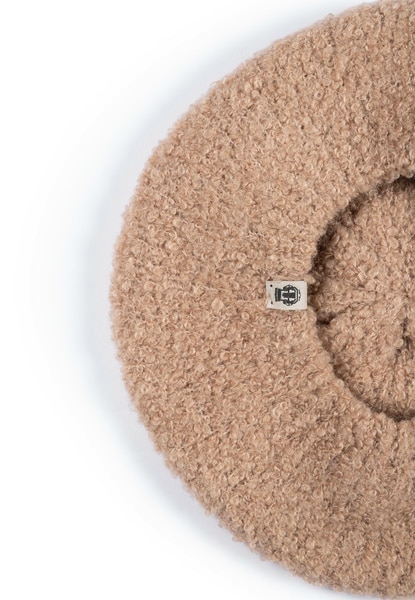 Classic Bouclé Mütze  - camel