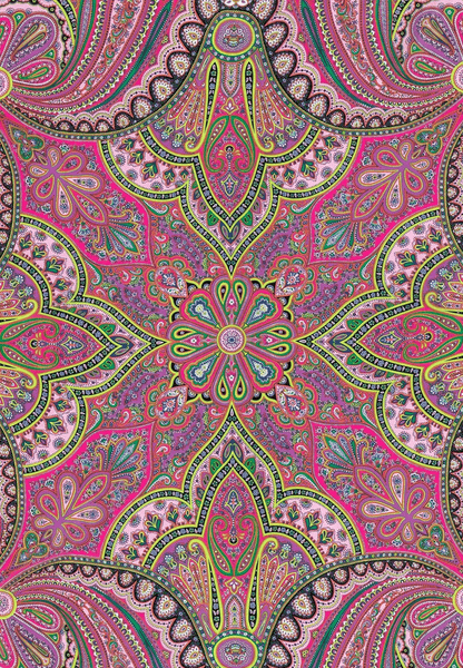 Aesthetic Paisley 140x140 - multi candy