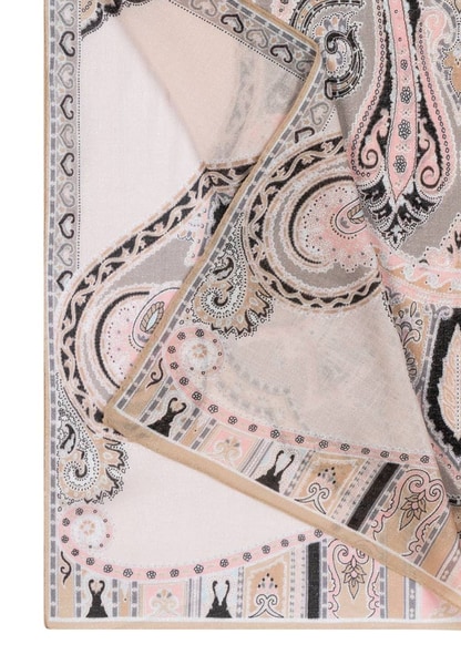 Shimmering Ornament 70x80 - multi cashmere