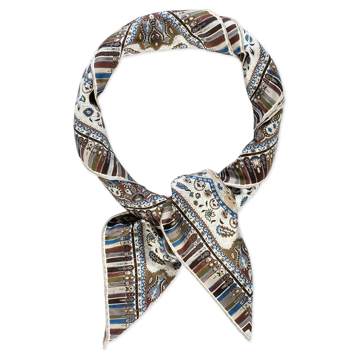 Paisley Mirage 90x90 - multi beige