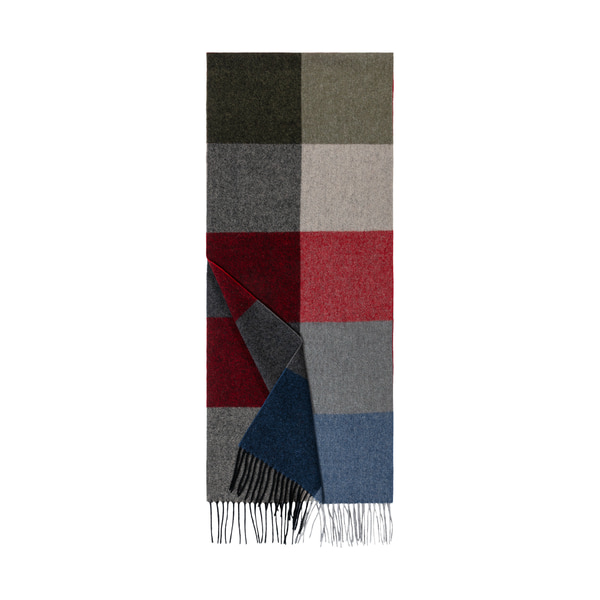 Coloured Squares Women 35x170 - multi grey