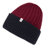 Two Tone Structure Muetze  - bordeaux/navy