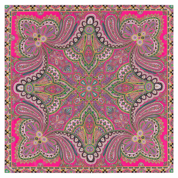 Aesthetic Paisley 140x140 - multi candy