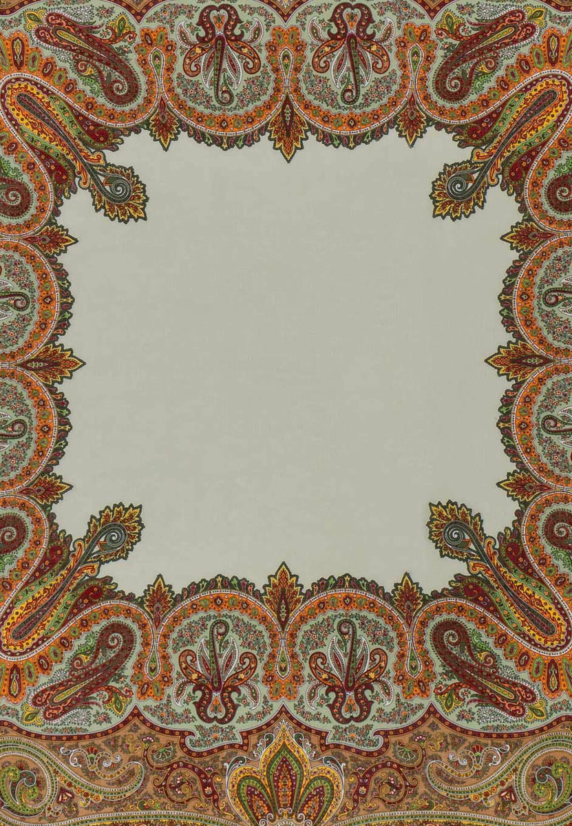 Enchanted Paisley 140x140 - multi khaki