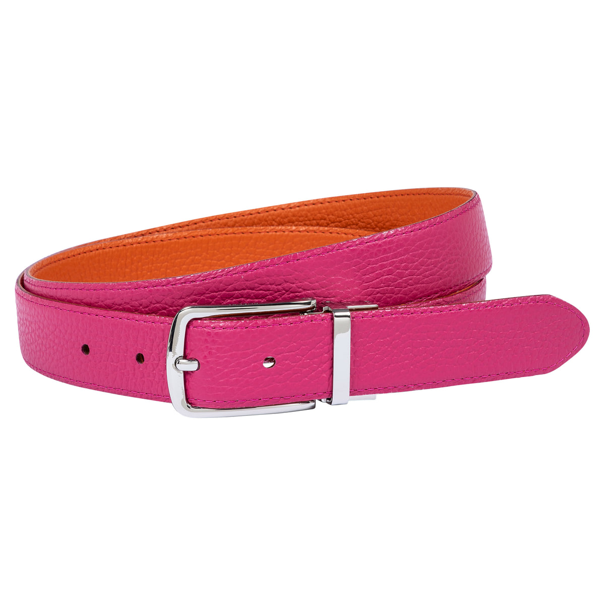 Amie reversible 3cm - orange/pink