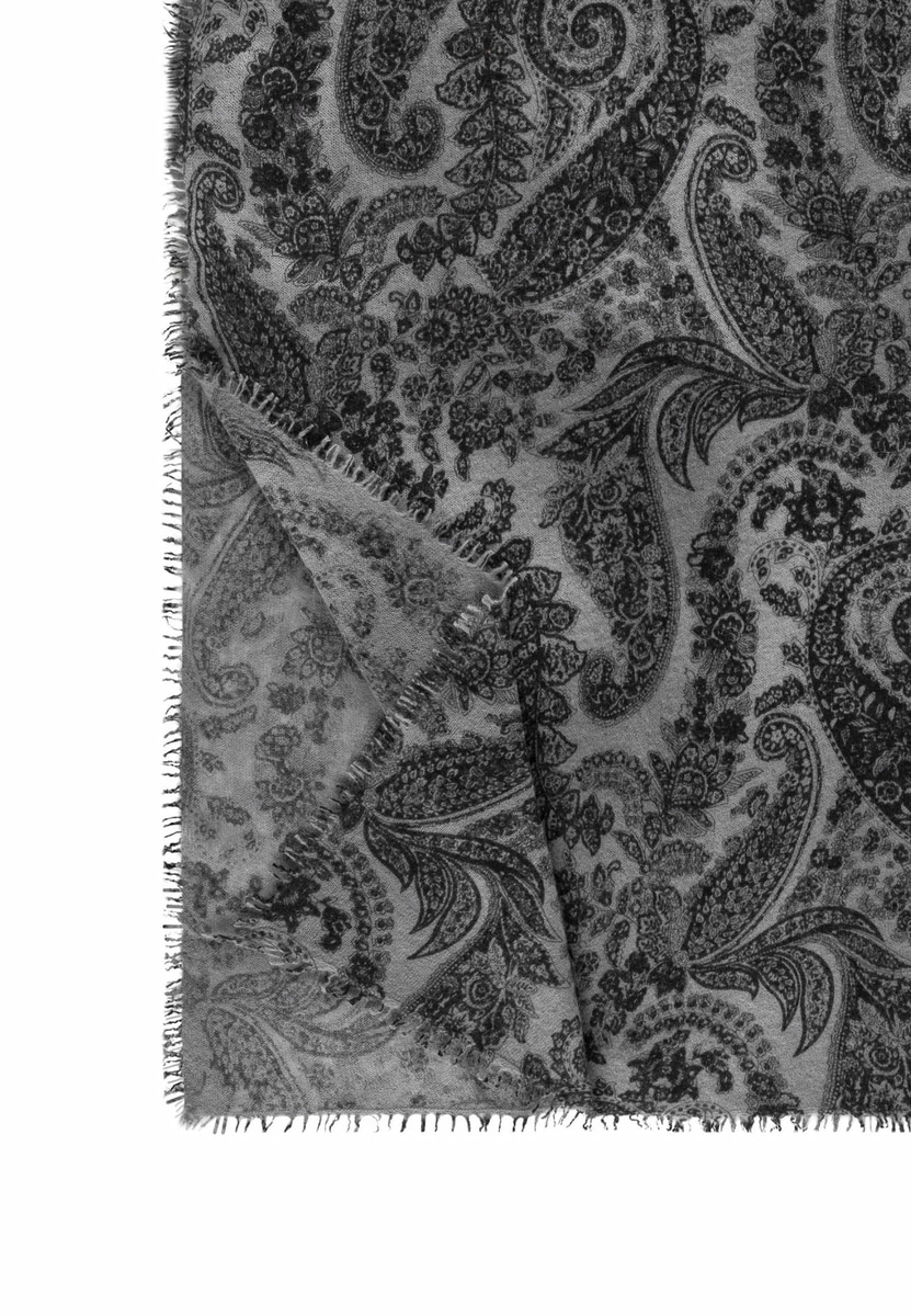Soft Paisley 70x180 - flanell