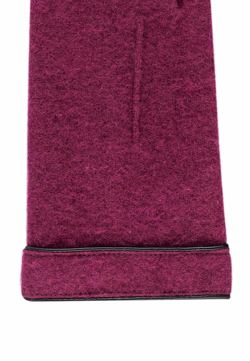 Leather Piping Touch - berry